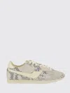 Autry White Grey Windspin Python Sneakers In Neutral