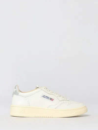 Autry Sneakers  Woman Color Silver In White