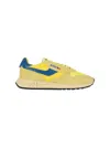 Autry Low Top Sneakers Rubber Sole In Yellow