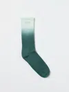 Autry Logo-embroidered Ombré Socks In White