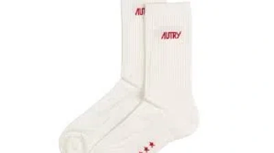 Autry Socks In Bianco