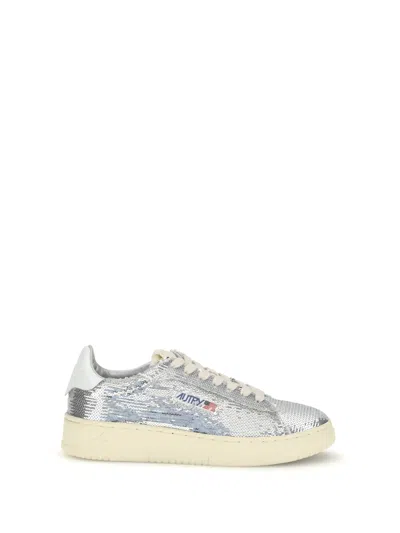 Autry Spark Dallas Sneakers In Silver