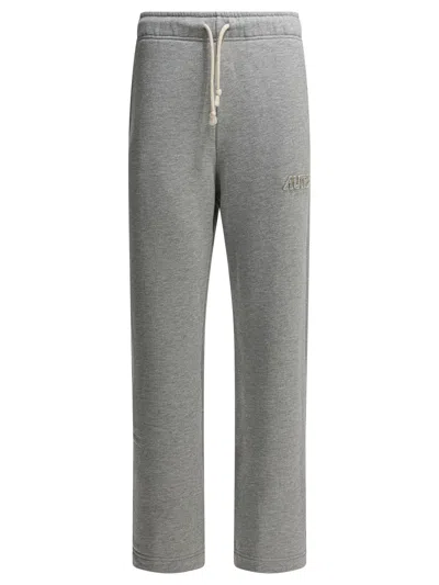Autry Sports Pants With Logo In Gray