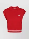 Autry Knitted Sleeveless Top Color Red