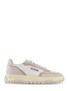 Autry Sporty Sneakers With Textured Upper And Sole In Multi