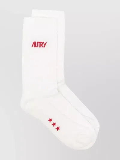 Autry Stars And Logo In White
