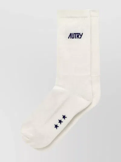 Autry Stars Jacquard In White