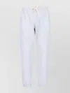 Autry Straight Leg Trousers With Elastic Waistband And Cuffs In Grey