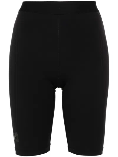 Autry Stretch-jersey Thigh-length Shorts In Black