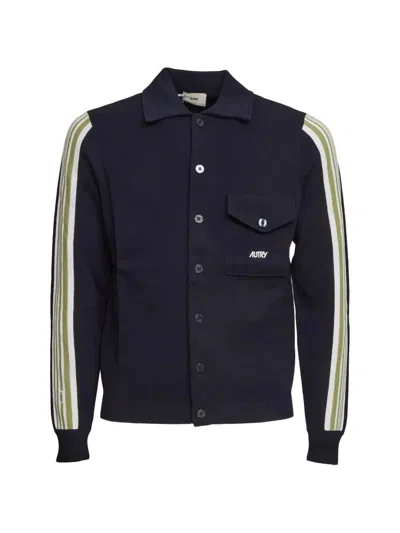 Autry Striped Jacket In Black