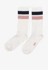 Autry Striped Jacquard Knit Socks In Multi