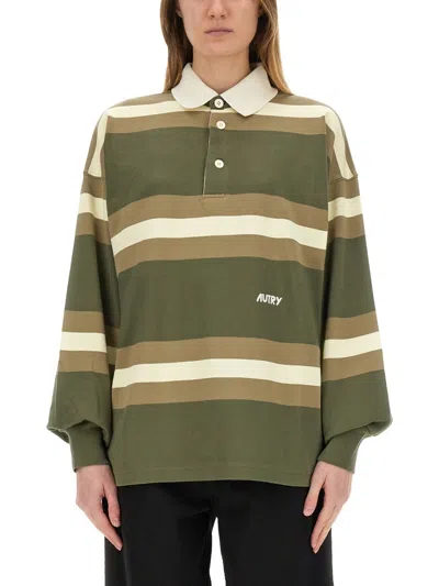 AUTRY STRIPED POLO.