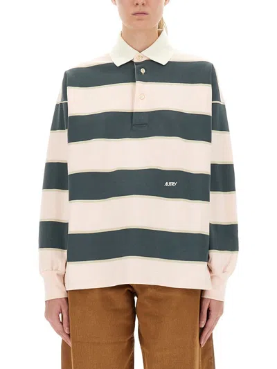 AUTRY AUTRY STRIPED POLO