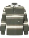 Autry Striped Polo Shirt In Green