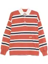 Autry Orange Polo Shirt With Lettering Logo Embroidered On The Front In Orange
