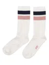 Autry Striped Socks In White