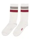 Autry Striped Socks In White