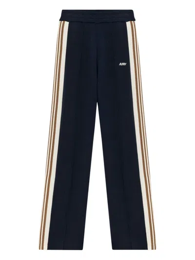 Autry Striped Track Pants In Blue