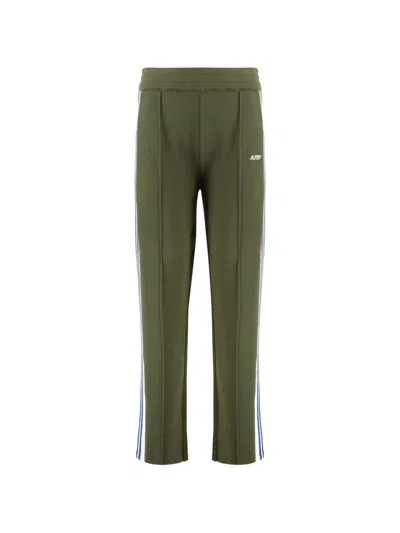 Autry Striped Track Pants In Green
