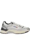 Autry Hyperway Sneaker In Mesh And Suede Sneakers Silver In Gray