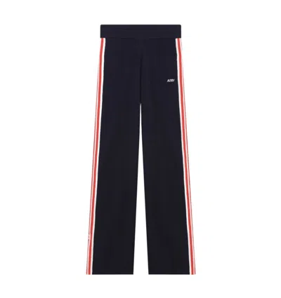 Autry Stylish Regular Fit Jogger Trousers For Women In Blue