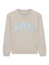 Autry College Sweatshirt With Classic Graphic In Neutral