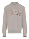 Autry Logo-print Cotton Sweatshirt In Red