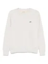Autry Crew Neck Sweatshirt In Soft Gray Cotton In Neutral