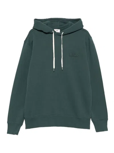 Autry Cotton Hoodie With Logo In Green