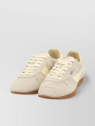 AUTRY SUEDE AND LEATHER SNEAKERS