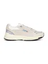 Autry Round Toe Mesh Panels Contrast Sole Sneakers In Neutral