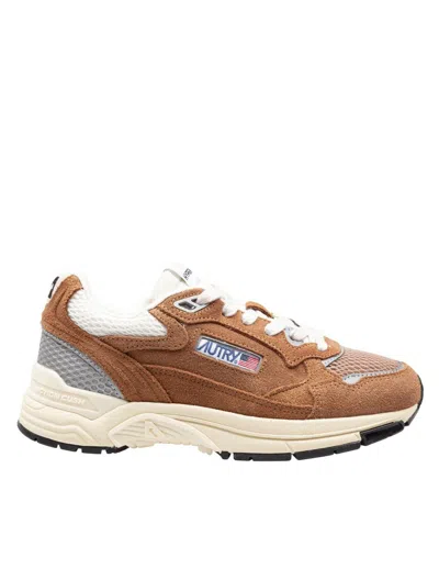 Autry Suede And Mesh Sneakers