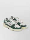 Autry Suede And Mesh Sneakers With Rubber Sole In Green