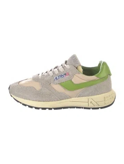 Pre-owned Autry Suede Athletic Sneakers In Neutral