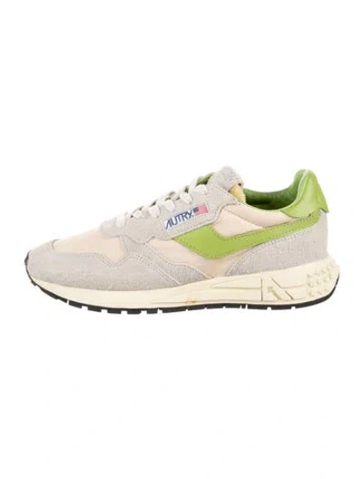Pre-owned Autry Suede Athletic Sneakers In Neutrals