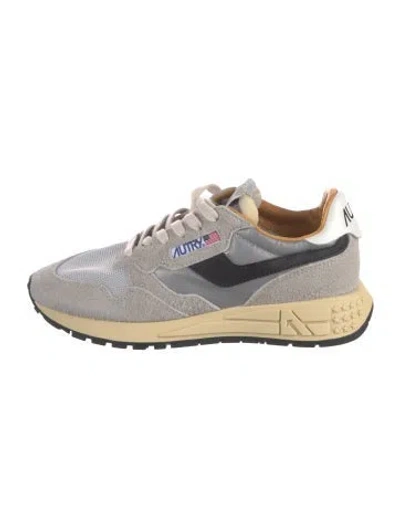 Pre-owned Autry Suede Athletic Sneakers In Neutrals