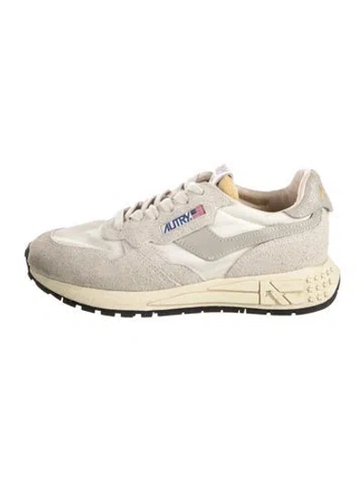 Pre-owned Autry Suede Athletic Sneakers In Neutrals
