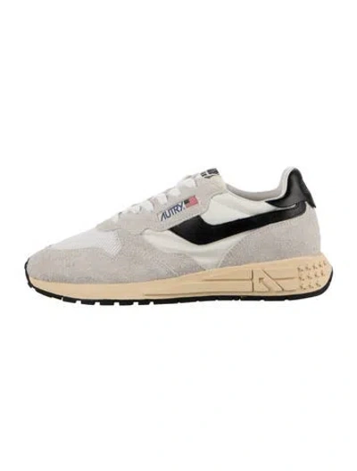 Pre-owned Autry Suede Athletic Sneakers In Neutrals