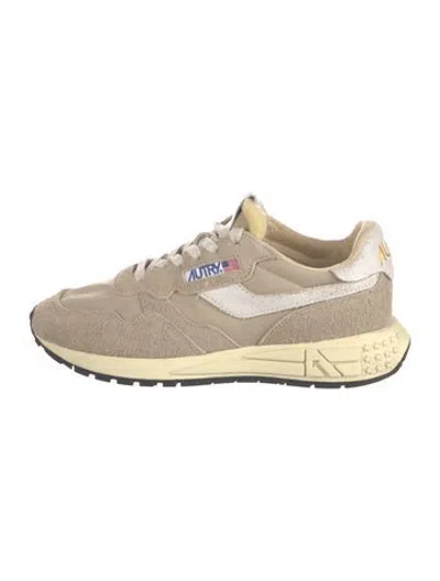 Pre-owned Autry Suede Athletic Sneakers In Neutrals