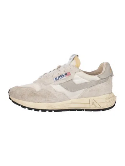 Pre-owned Autry Suede Athletic Sneakers In Neutrals