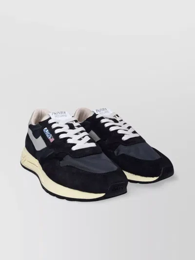 Autry Suede Blend Sneakers Contrast Detailing