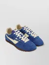 Autry Suede Finish Rubber Sole Contrast Panel Sneaker