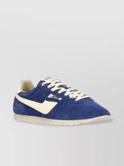 AUTRY SUEDE LEATHER LOW TOP SNEAKERS