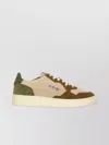 Autry Suede Leather Low Top Sneakers In Multi