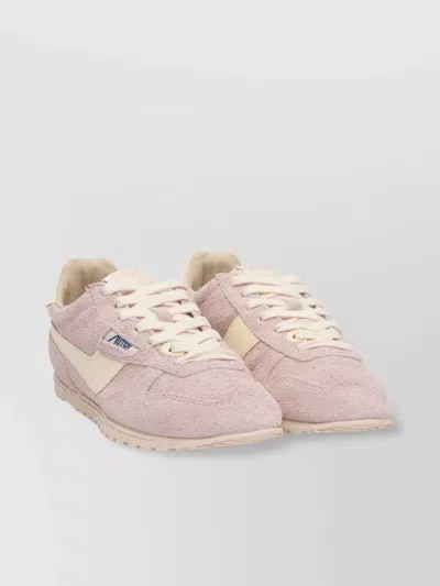 AUTRY SUEDE LOW-TOP SNEAKERS RUBBER SOLE