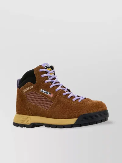 AUTRY SUEDE MALGA ANKLE SNEAKERS SOLE CONTRAST