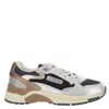 Autry Hyperway Panelled Leather Sneakers In Multi