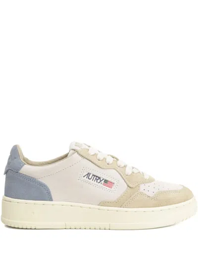 AUTRY SUEDE PANELLED TRAINERS