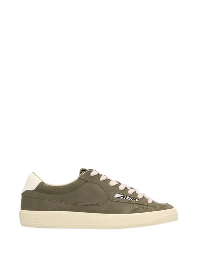 Autry Suede Rubber Sneakers In Gray