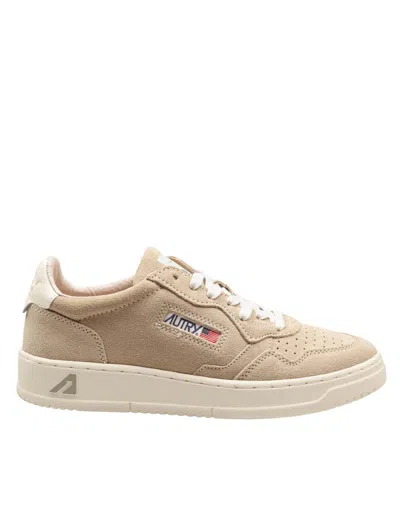 Autry Suede Sneakers In Neutral